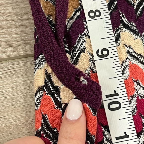 Missoni Orange Label Sleeveless Multicolor Knit Mock Dress Women Sz 42 US 6 M - Picture 7 of 13